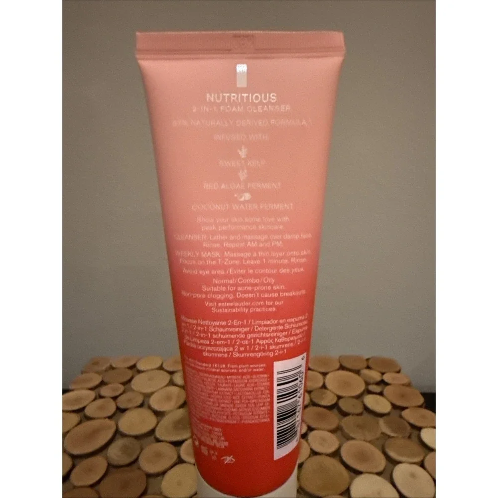 Estee Lauder Nutritious 2 in 1‎ Foam Cleanser Purify Pores Glow 4.2 oz Sealed